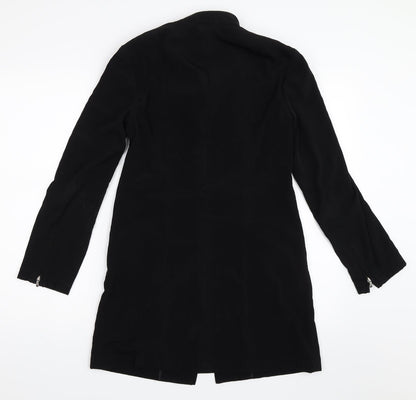 Womens UK Size 6 NEXT Black Overcoat