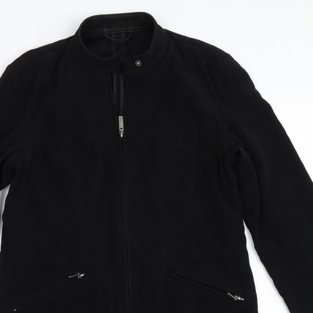 Womens UK Size 6 NEXT Black Overcoat