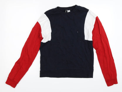 H&M Womens Red   Pullover Sweatshirt Size XS