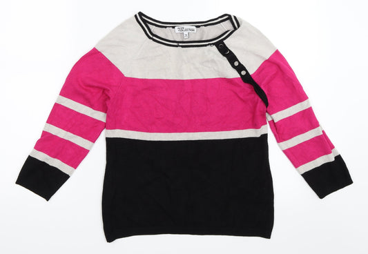 Debenhams Womens Black   Pullover Jumper Size 10