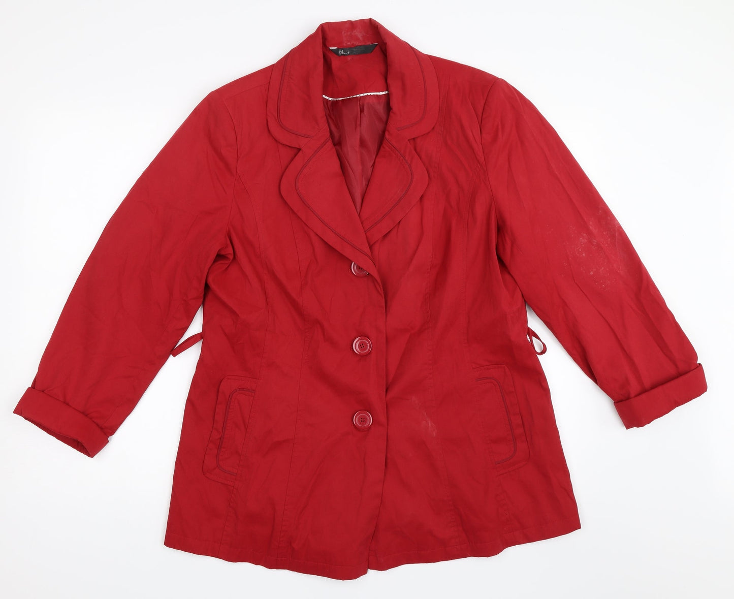 Womens UK Size 16 BHS Red Jacket
