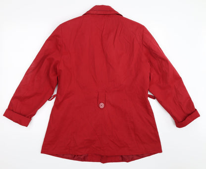 Womens UK Size 16 BHS Red Jacket