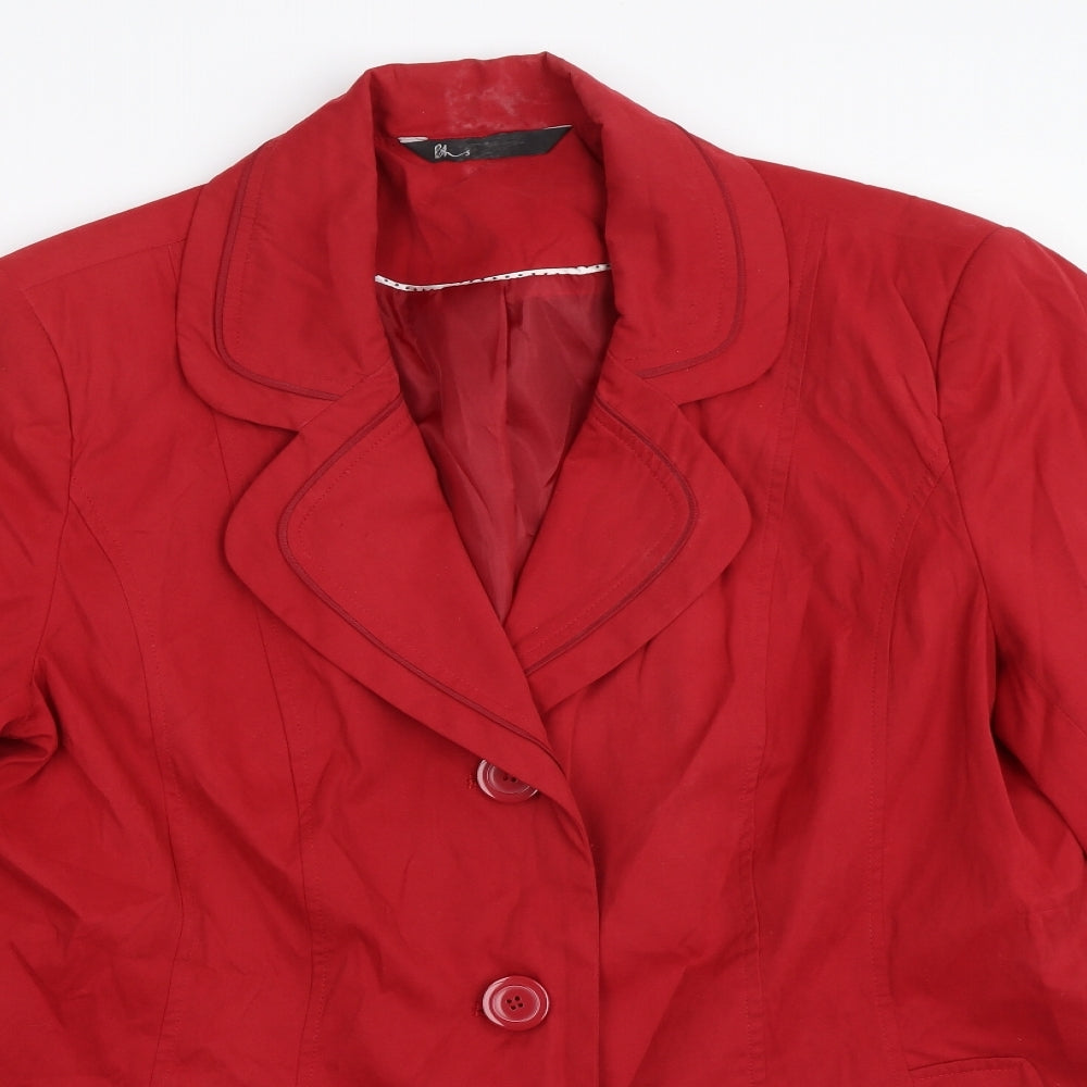 Womens UK Size 16 BHS Red Jacket