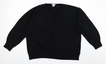 H&M Womens Black   Pullover Jumper Size M