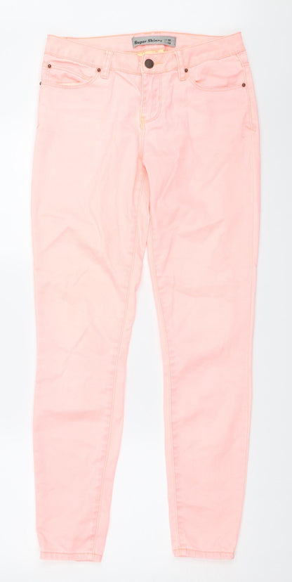 New Look Womens Pink   Skinny Jeans Size 10 L30 in
