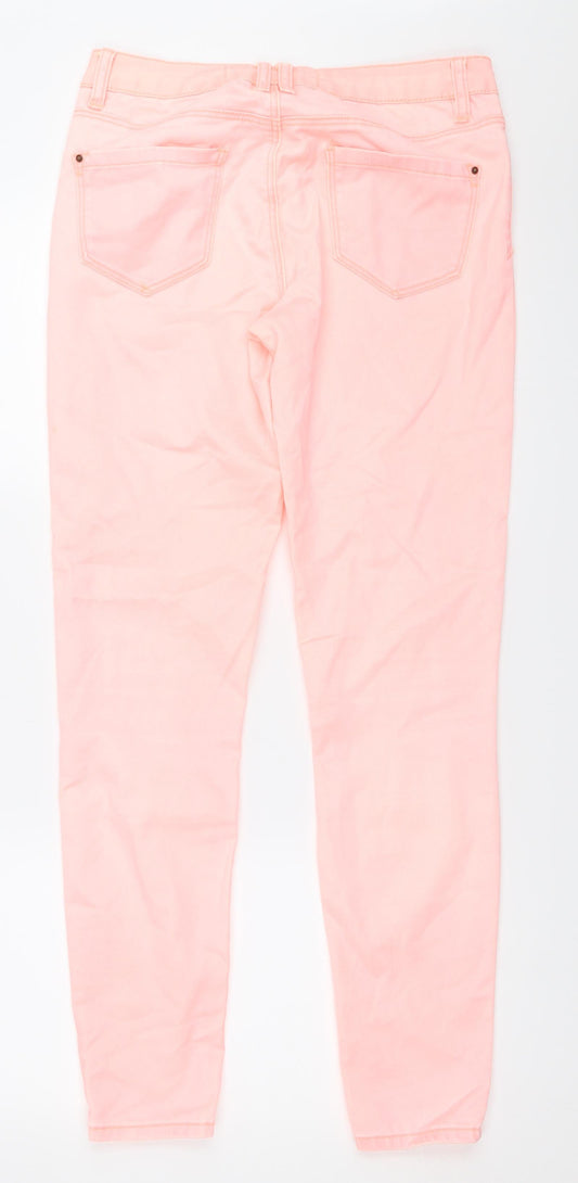 New Look Womens Pink   Skinny Jeans Size 10 L30 in