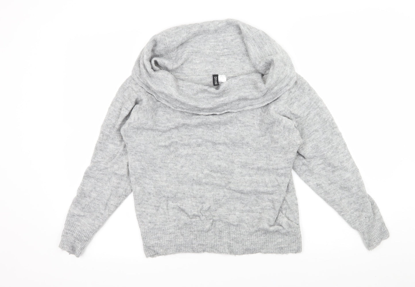 Divided by H&M Womens Grey  Knit Pullover Jumper Size S