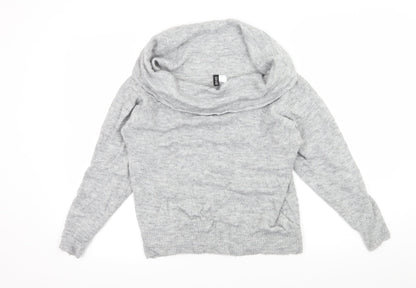 Divided by H&M Womens Grey  Knit Pullover Jumper Size S