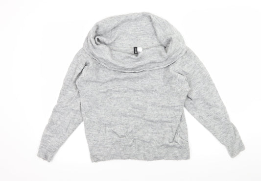 Divided by H&M Womens Grey  Knit Pullover Jumper Size S