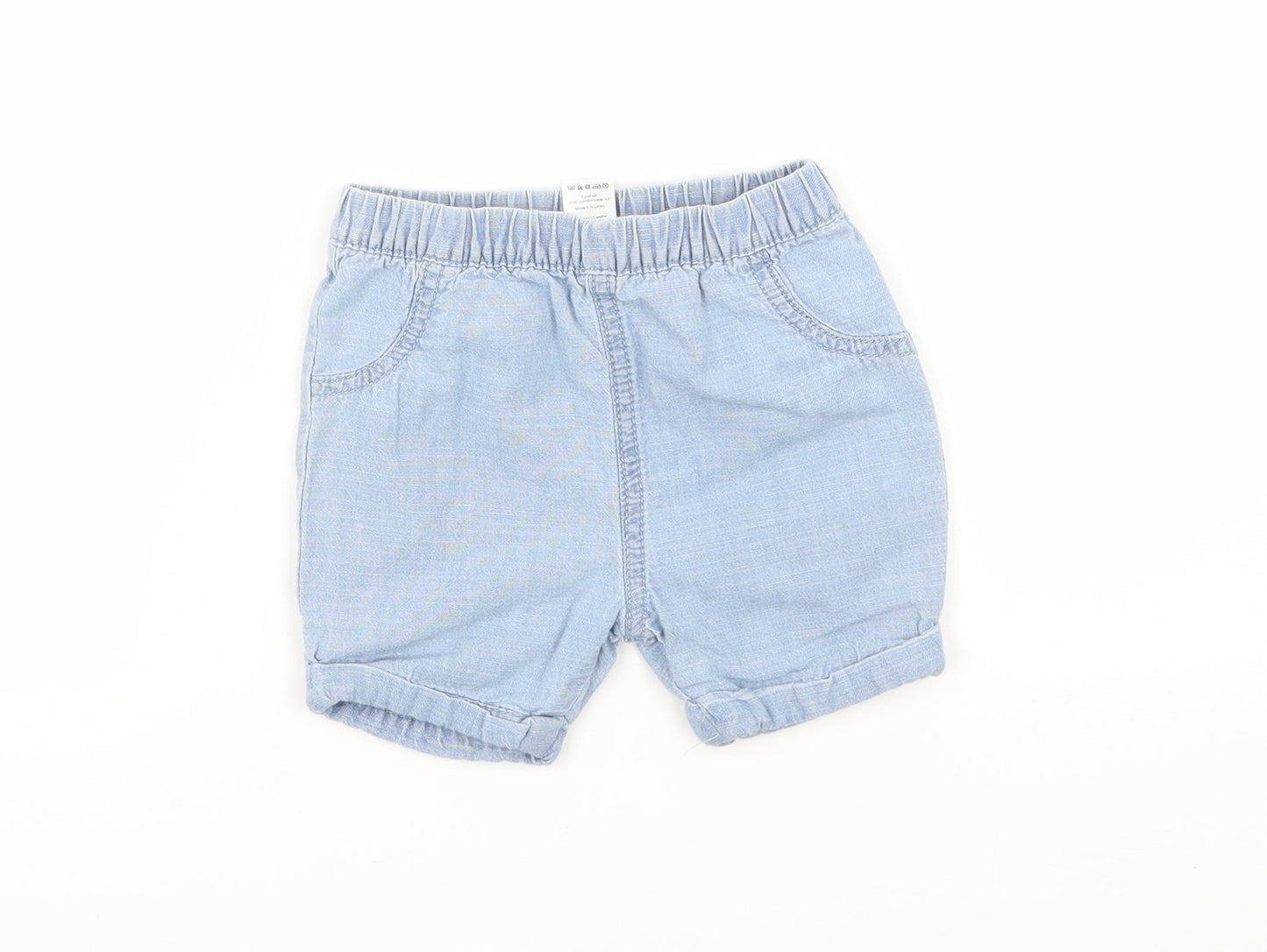 TU Baby Blue  Denim Cropped Trousers Size 6-9 Months