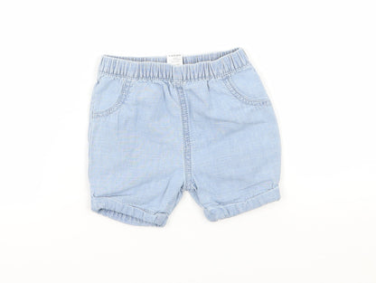 TU Baby Blue  Denim Cropped Trousers Size 6-9 Months