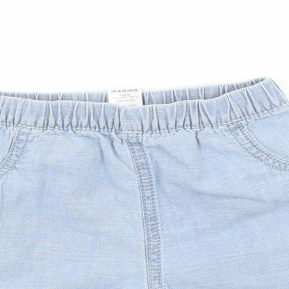 TU Baby Blue  Denim Cropped Trousers Size 6-9 Months