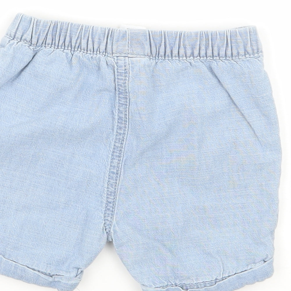 TU Baby Blue  Denim Cropped Trousers Size 6-9 Months