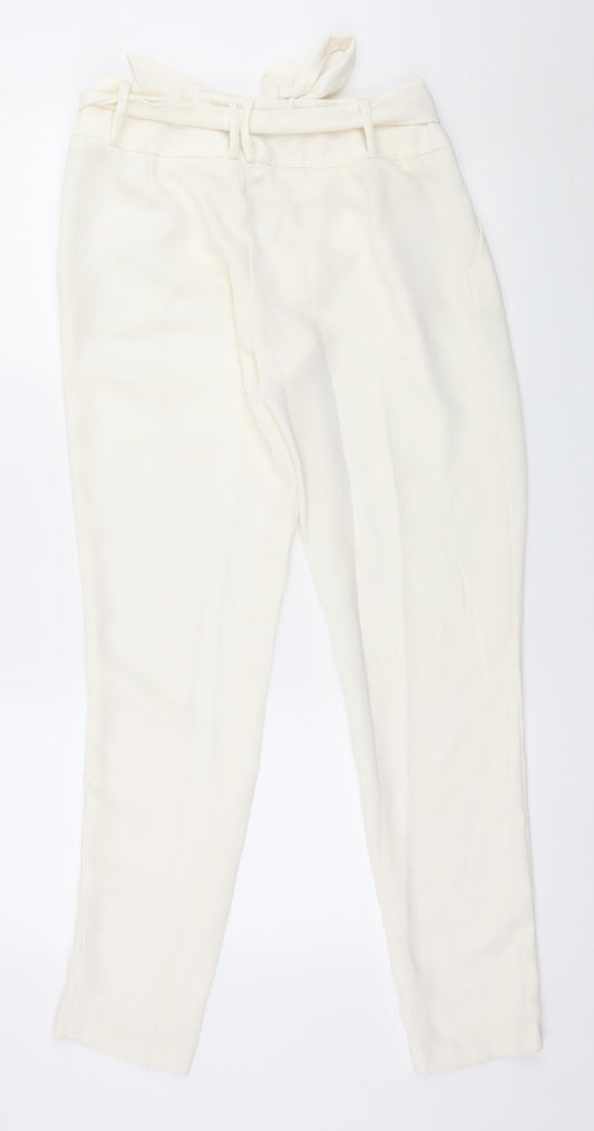 F&F Womens Ivory   Trousers  Size 10 L30 in