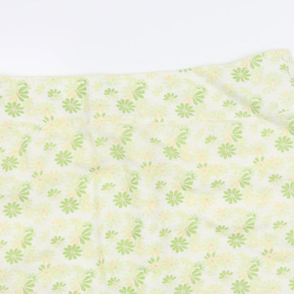 Kaliko Womens Green Geometric  A-Line Skirt Size 18