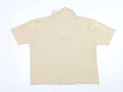 Bonmarché Womens Beige  Knit Basic T-Shirt Size XL