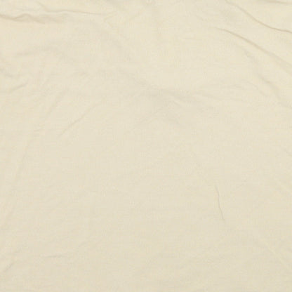 Bonmarché Womens Beige  Knit Basic T-Shirt Size XL