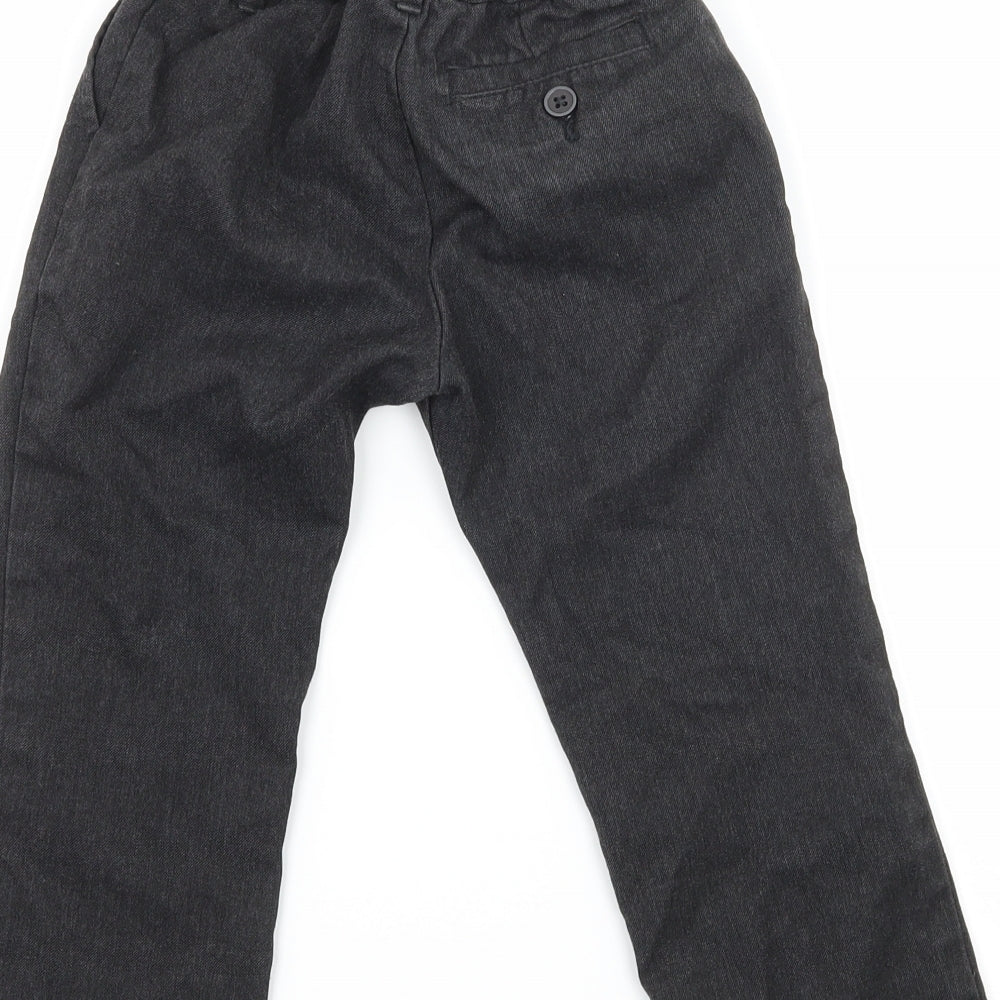 F&F Boys Grey   Dress Pants Trousers Size 3-4 Years
