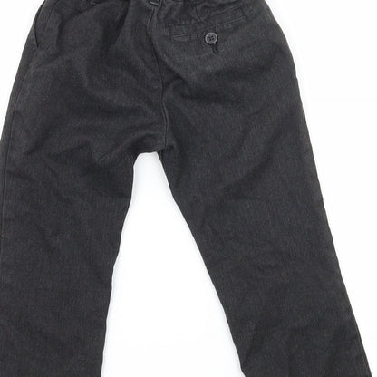 F&F Boys Grey   Dress Pants Trousers Size 3-4 Years