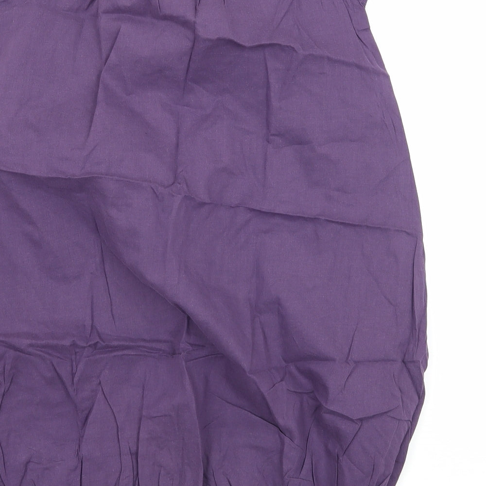 name it Girls Purple Geometric  T-Shirt Dress  Size 9-10 Years  - Star