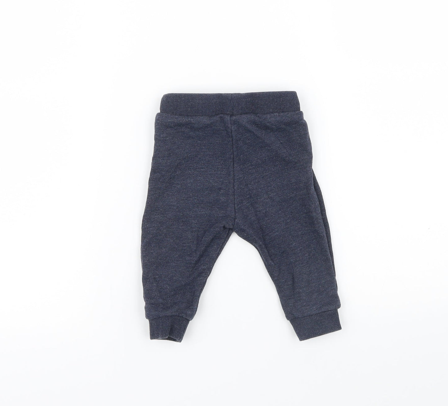 F&F Baby Blue Ikat  Jogger Trousers Size 3-6 Months L68 cm