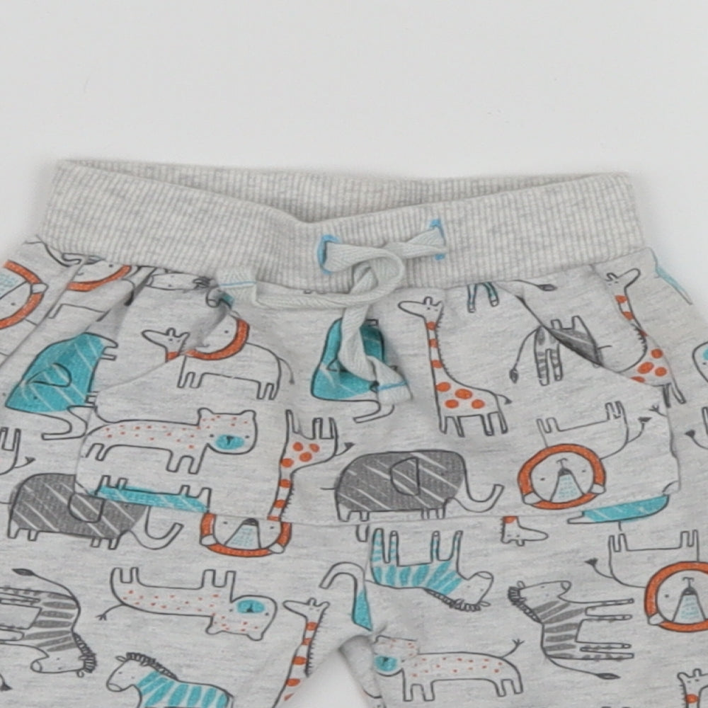 Primark Baby Multicoloured Animal Print  Sweatpants Trousers Size 0-3 Months