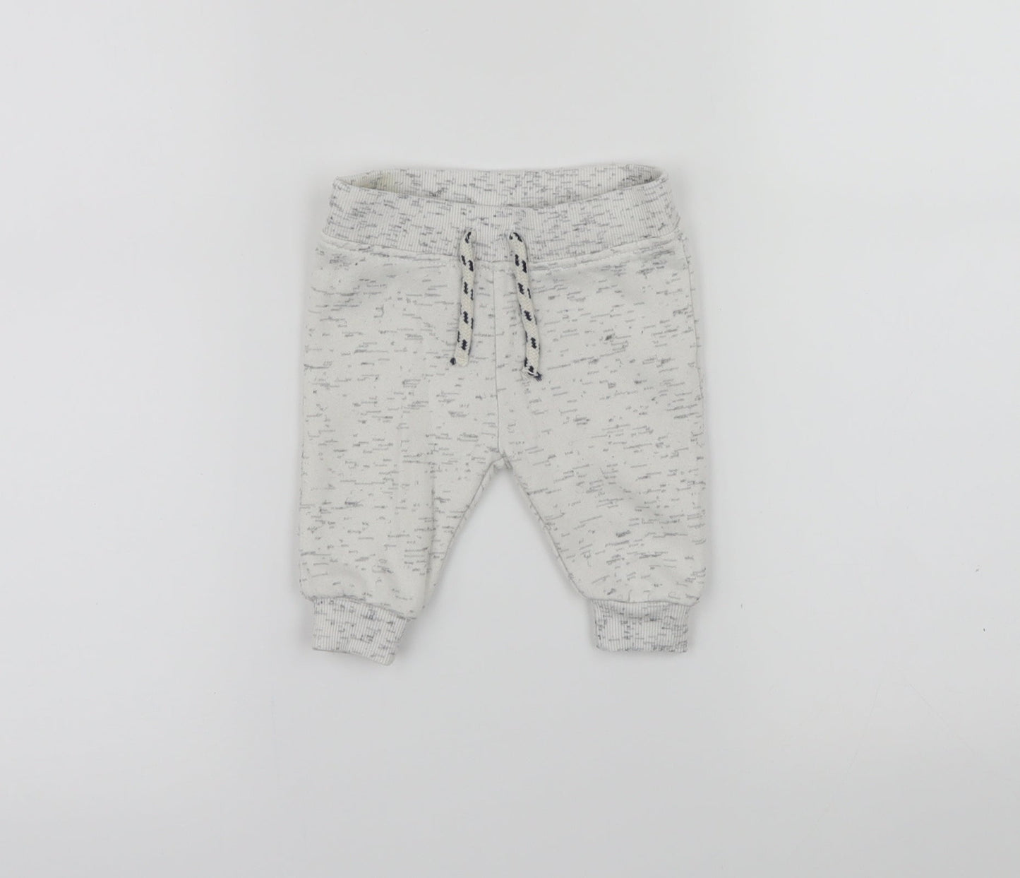 Primark Baby White   Jogger Trousers Size 0-3 Months