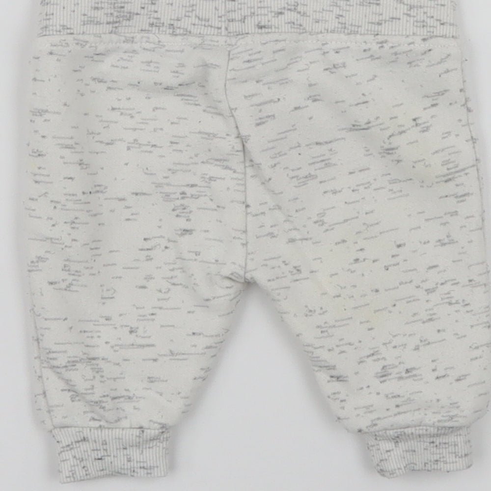 Primark Baby White   Jogger Trousers Size 0-3 Months