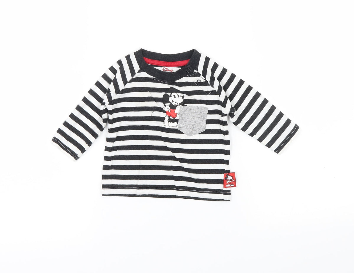 Primark Baby Multicoloured Striped  Basic Casual Size 3-6 Months  - Mickey Mouse