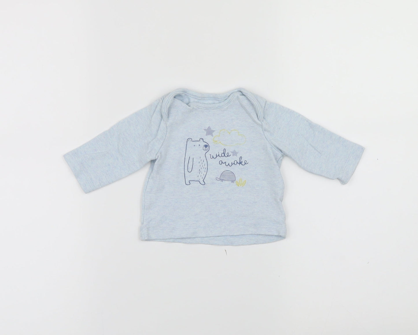Boots Mini Club Baby Blue Solid  Cami Pyjama Top Size 0-3 Months