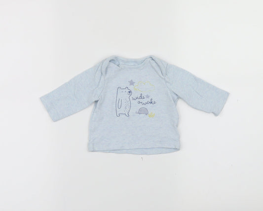 Boots Mini Club Baby Blue Solid  Cami Pyjama Top Size 0-3 Months
