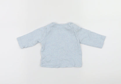 Boots Mini Club Baby Blue Solid  Cami Pyjama Top Size 0-3 Months