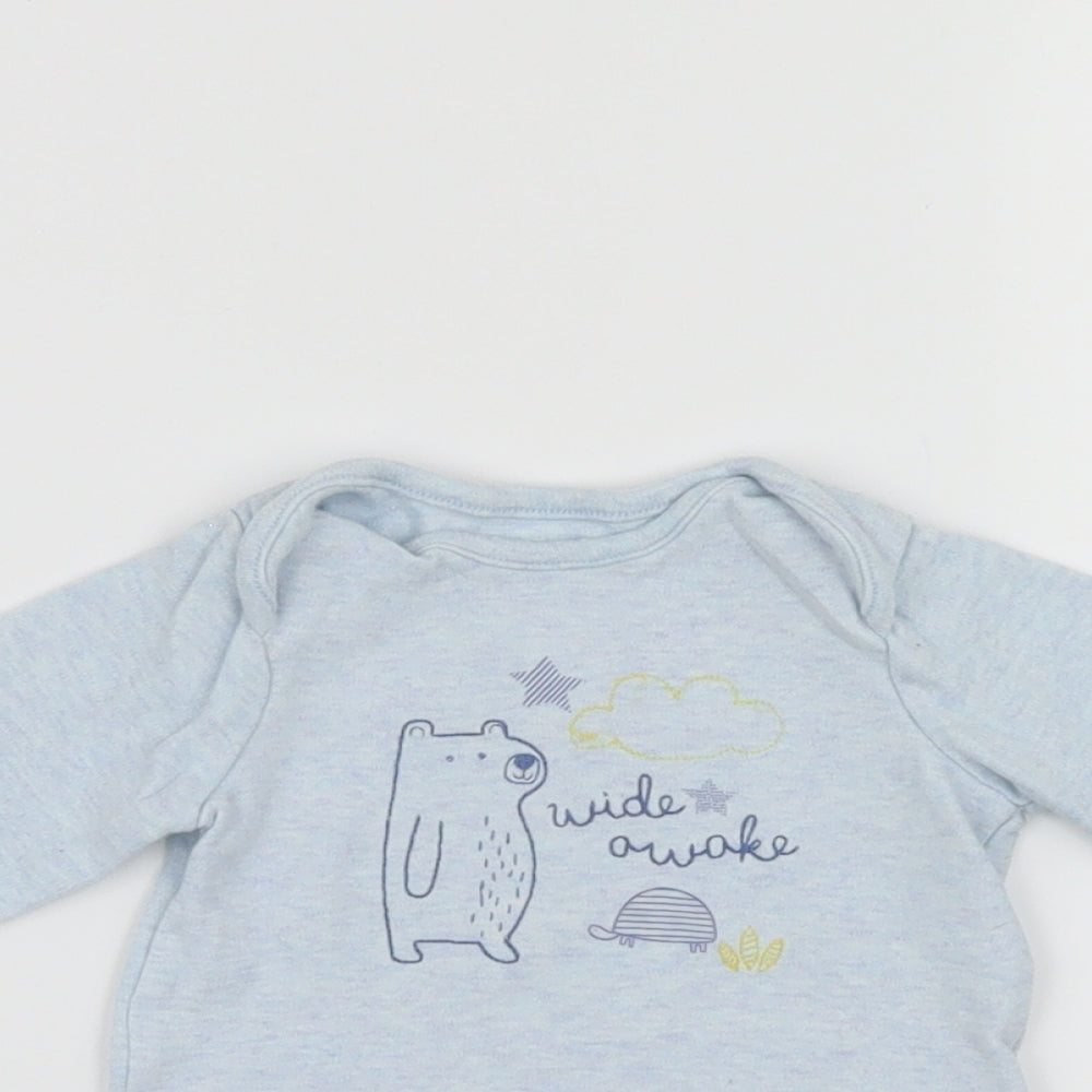 Boots Mini Club Baby Blue Solid  Cami Pyjama Top Size 0-3 Months