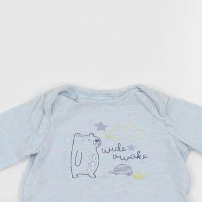 Boots Mini Club Baby Blue Solid  Cami Pyjama Top Size 0-3 Months