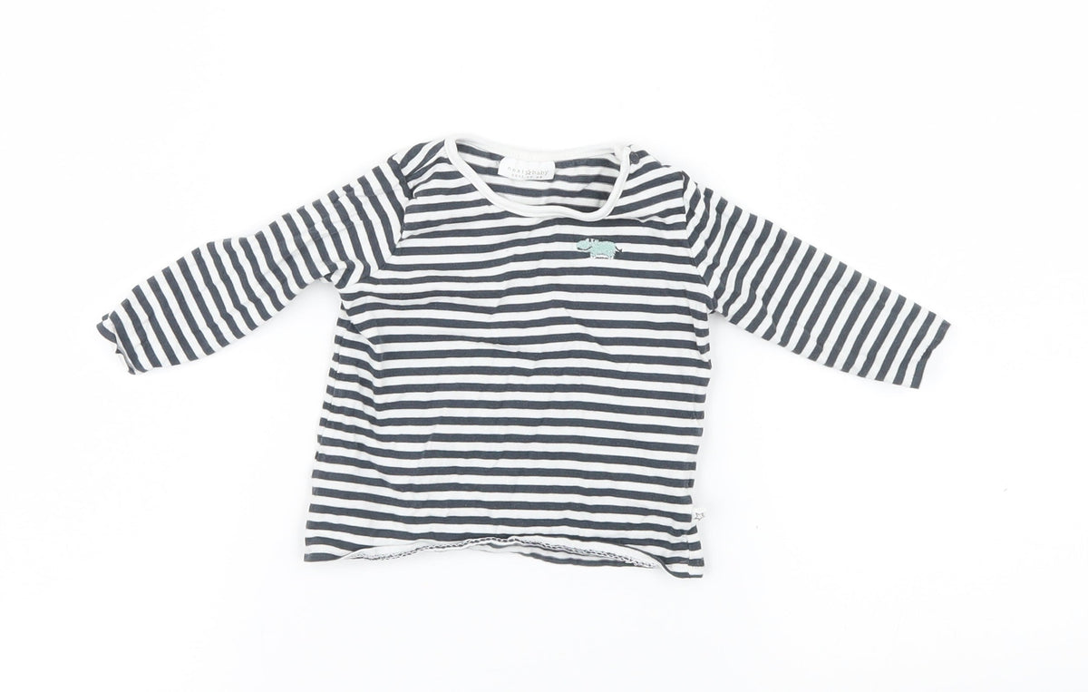 Next  Black Striped  Basic Casual Size 0-3 Months