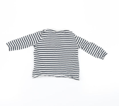 Next  Black Striped  Basic Casual Size 0-3 Months