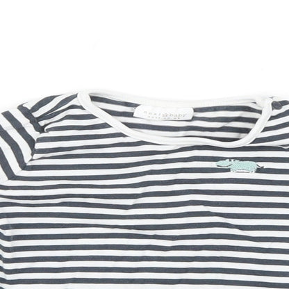 Next  Black Striped  Basic Casual Size 0-3 Months