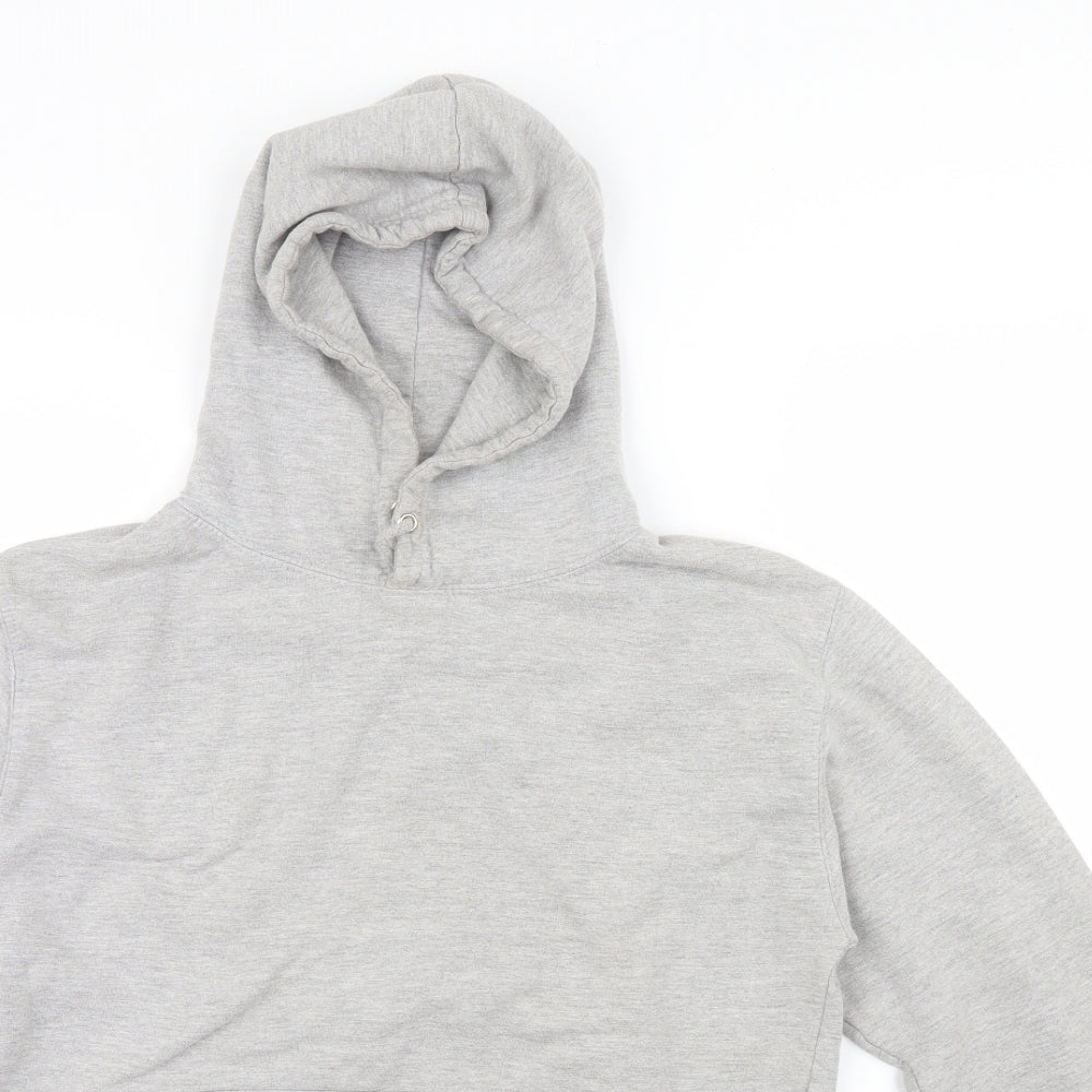 just hoods Womens Grey   Pullover Hoodie Size S