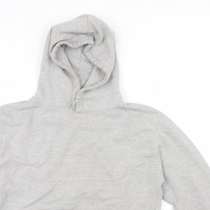 just hoods Womens Grey   Pullover Hoodie Size S