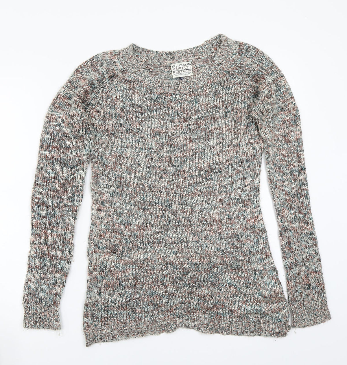 Blonde + Blonde Heritage Womens Grey   Pullover Jumper Size 8
