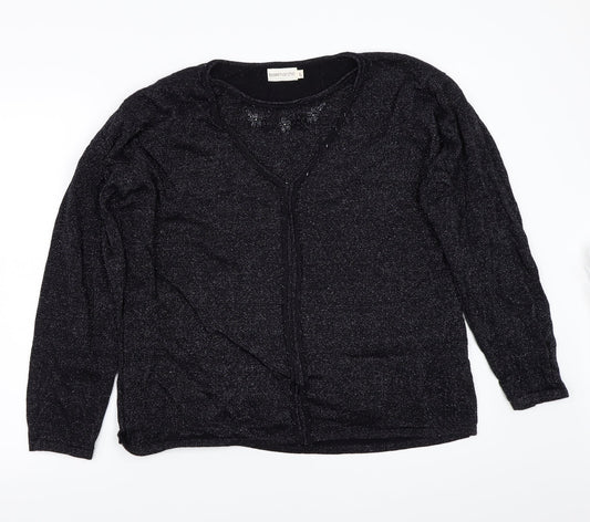 Bonmarché Womens Black   Pullover Jumper Size L