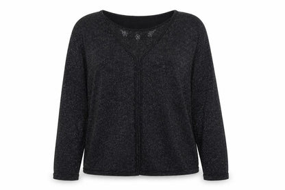 Bonmarché Womens Black Pullover Jumper Size L