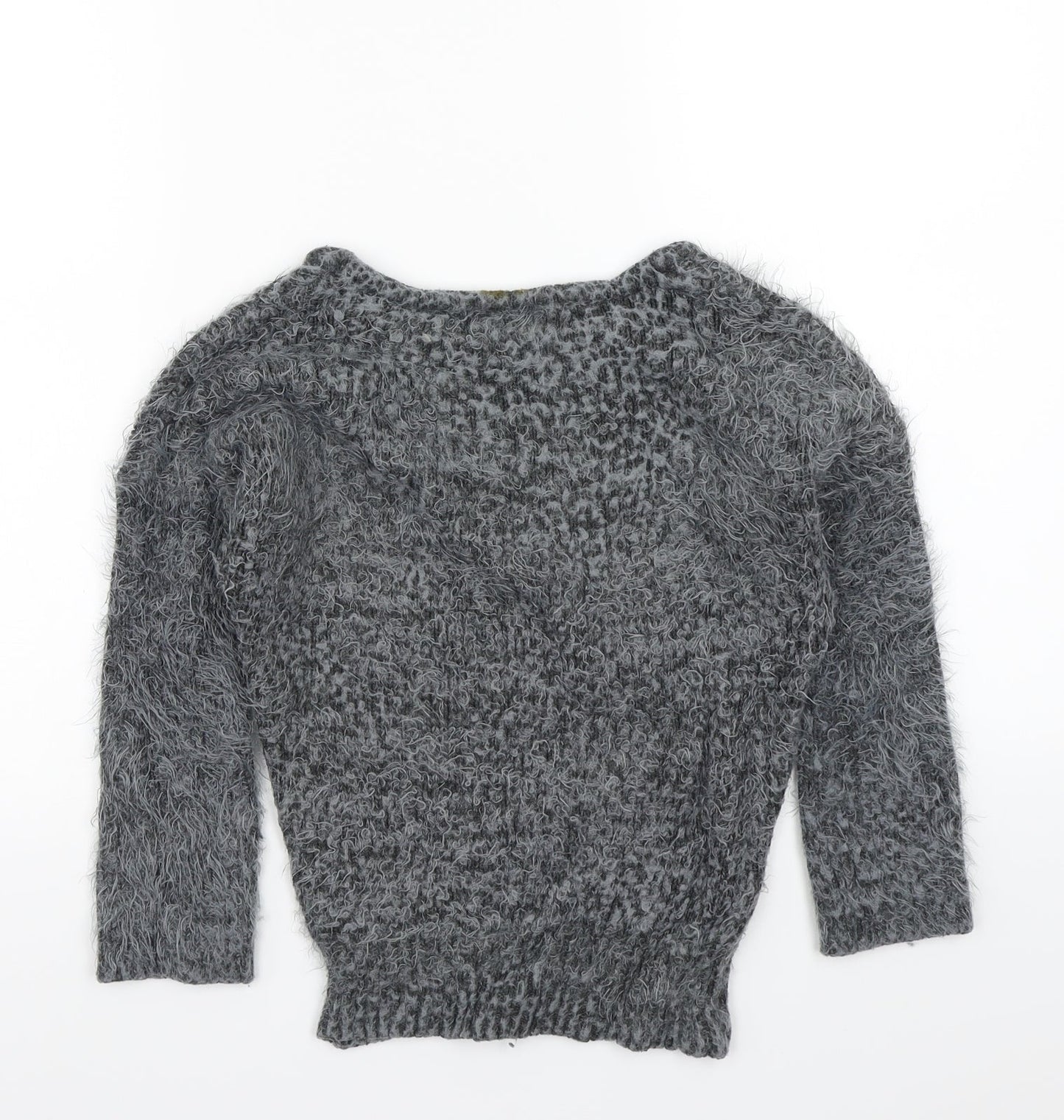 Club L Womens Grey   Pullover Jumper Size S