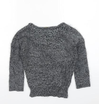 Club L Womens Grey   Pullover Jumper Size S