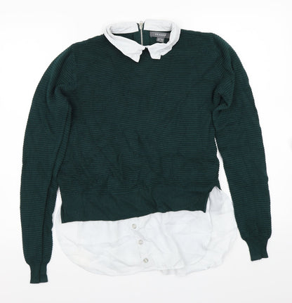 Primark Womens Green   Pullover Jumper Size S