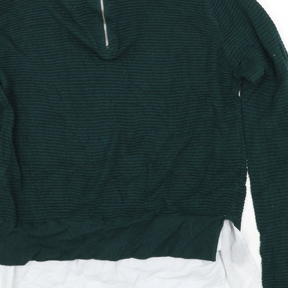 Primark Womens Green   Pullover Jumper Size S