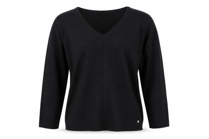 Triangle Womens Black   Pullover Jumper Size M
