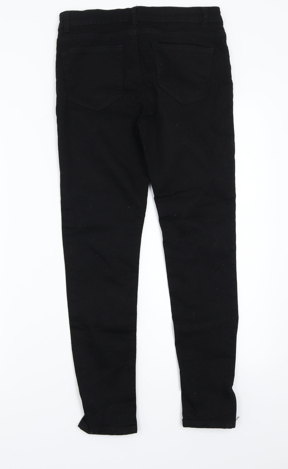 Denim & Co. Womens Black   Skinny Jeans Size 10 L27 in