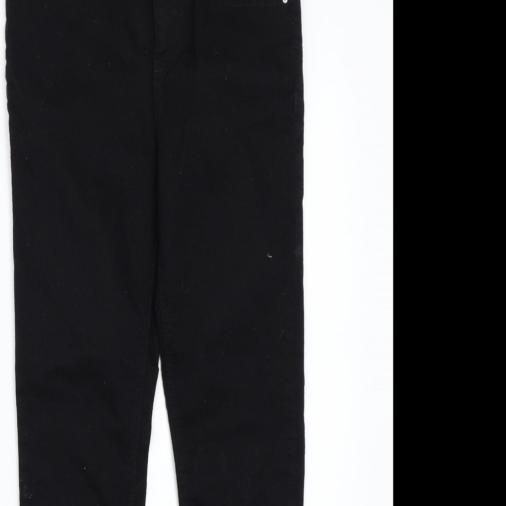 Denim & Co. Womens Black   Skinny Jeans Size 10 L27 in