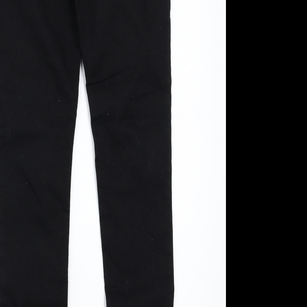 Denim & Co. Womens Black   Skinny Jeans Size 10 L27 in